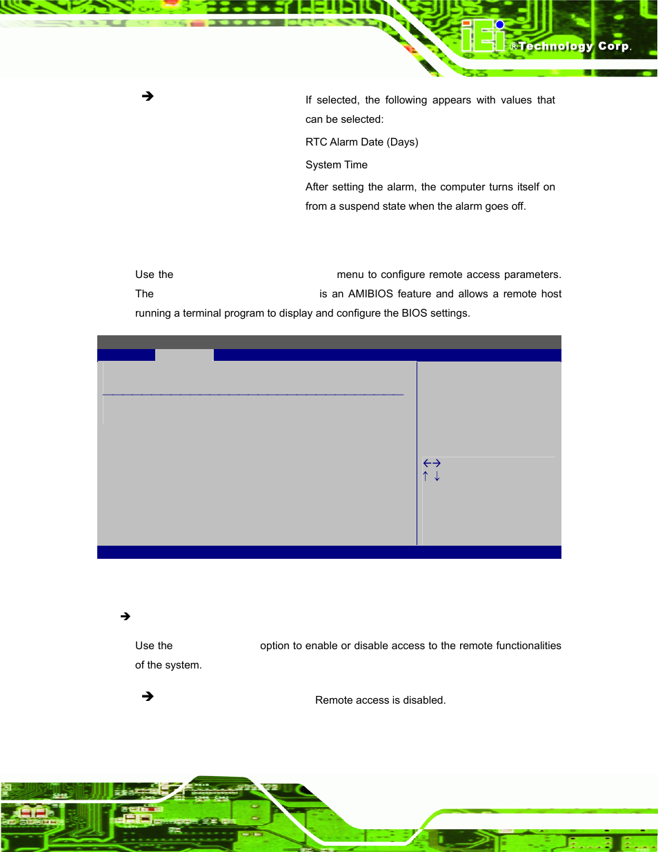6 remote access configuration | IEI Integration AFL-W10A-N270 v3.20 User Manual | Page 77 / 177