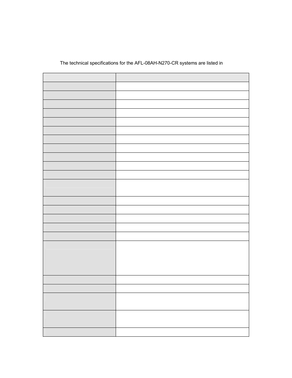 4 system specifications, Ystem, Pecifications | IEI Integration AFL-08AH-N270 User Manual | Page 21 / 115
