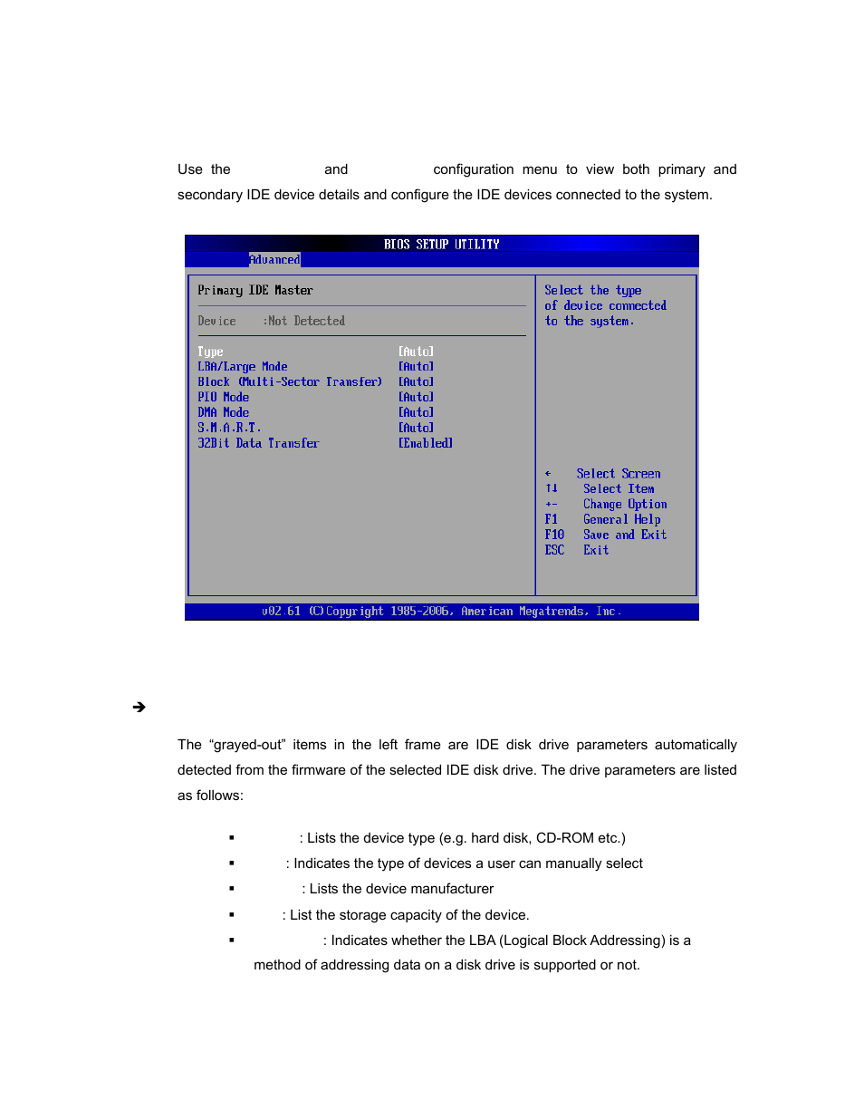 1 ide master, ide slave | IEI Integration AFL-08AH-N270 User Manual | Page 68 / 115
