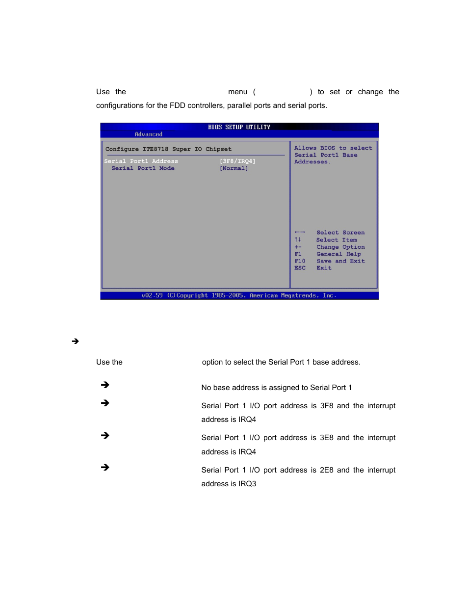 3 super io configuration | IEI Integration AFL-08AH-N270 User Manual | Page 72 / 115