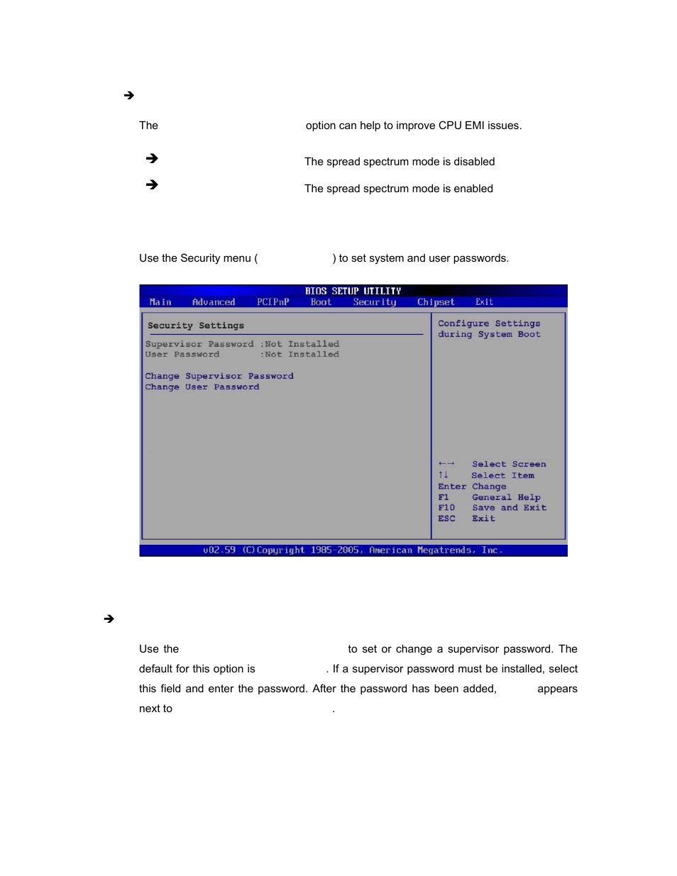 6 security, Ecurity | IEI Integration AFL-08AH-N270 User Manual | Page 90 / 115