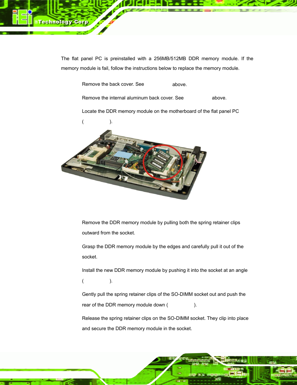 4 memory module replacement, Emory, Odule | Eplacement, Figure 4-10: so-dimm socket location | IEI Integration AFL-07A 08AH 10A 12A-LX Series User Manual | Page 70 / 131