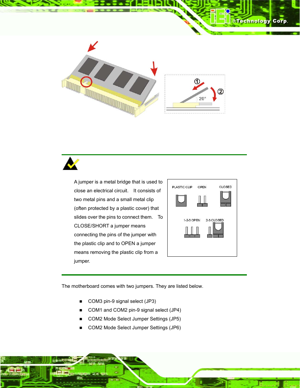 5 jumper settings, Umper, Ettings | Figure 4-11: ddr so-dimm module installation, Figure 4-13 ) | IEI Integration AFL-07A 08AH 10A 12A-LX Series User Manual | Page 71 / 131