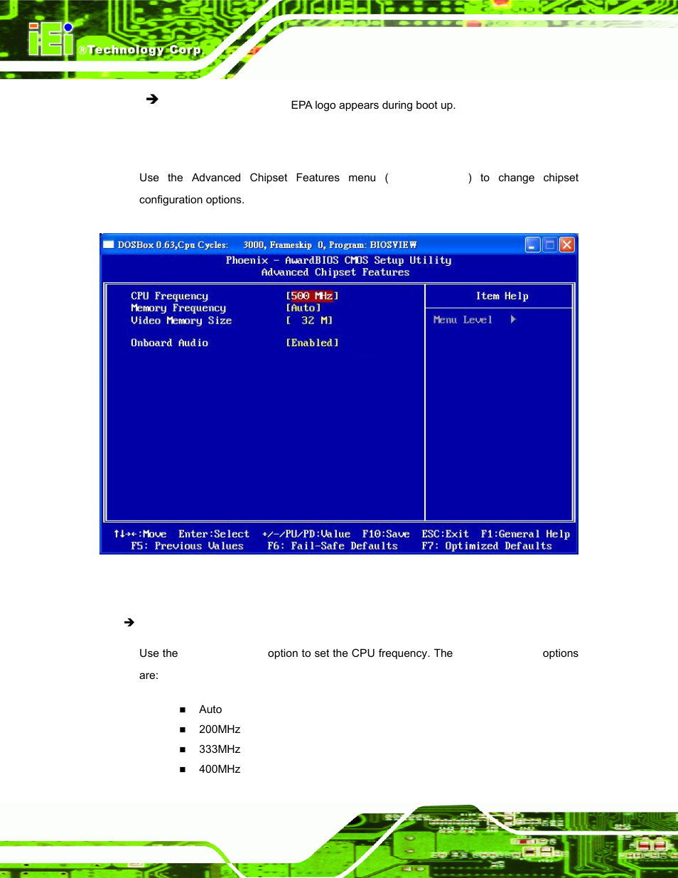 4 advanced chipset features, Dvanced, Hipset | Eatures | IEI Integration AFL-07A 08AH 10A 12A-LX Series User Manual | Page 90 / 131