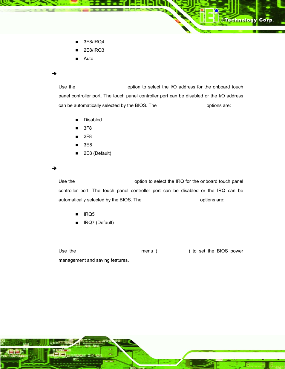 6 power management setup, Ower, Anagement | Etup | IEI Integration AFL-07A 08AH 10A 12A-LX Series User Manual | Page 95 / 131