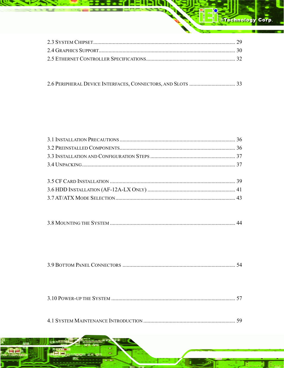 IEI Integration AFL-LX-Series v2.01 User Manual | Page 5 / 122
