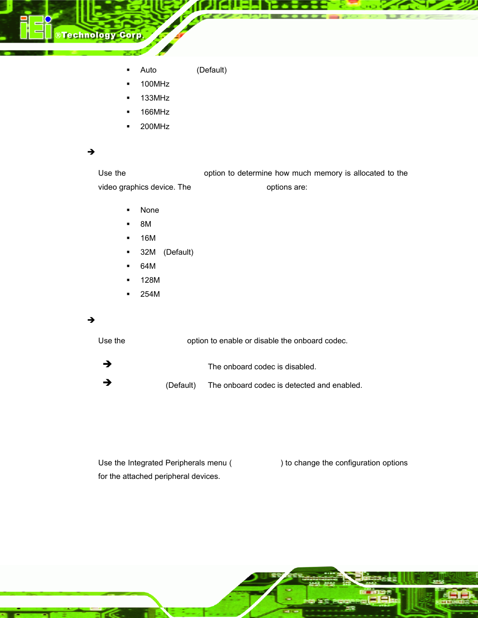 5 integrated peripherals, Ntegrated, Eripherals | IEI Integration AFL-LX-Series v2.01 User Manual | Page 86 / 122