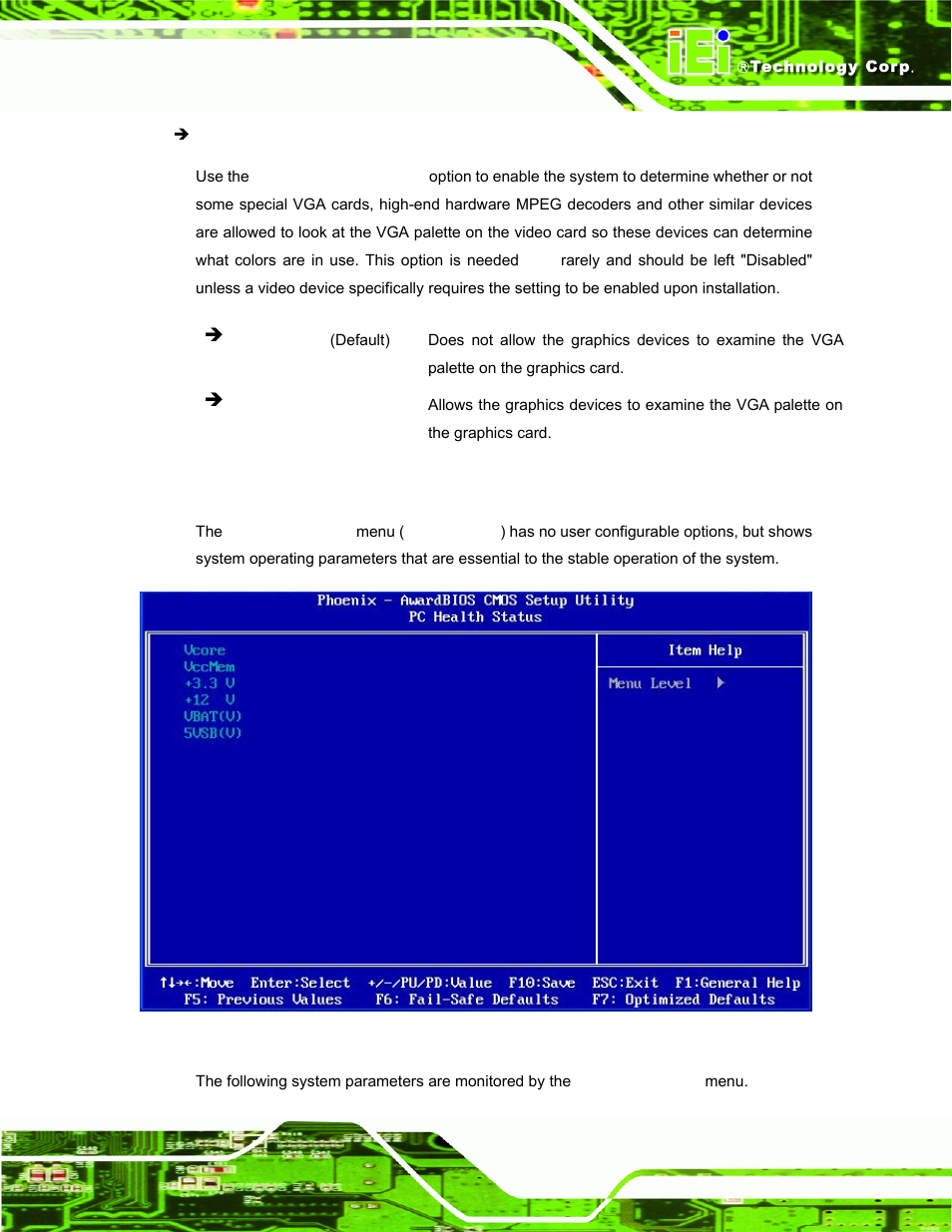 8 pc health status, Ealth, Tatus | IEI Integration AFL-LX-Series v2.01 User Manual | Page 99 / 122