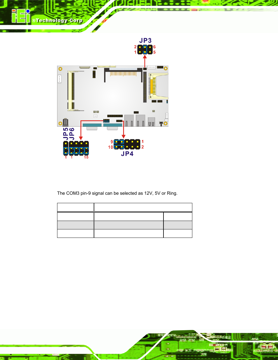 1 jp3: com3 pin-9 signal select jumper settings, Figure 4-14: jumper locations, Figure 4-7 | From the motherboard and, Remove the aluminum, Afolux lx series flat panel pc page 66 | IEI Integration AFL-LX-Series v2.10 User Manual | Page 66 / 121