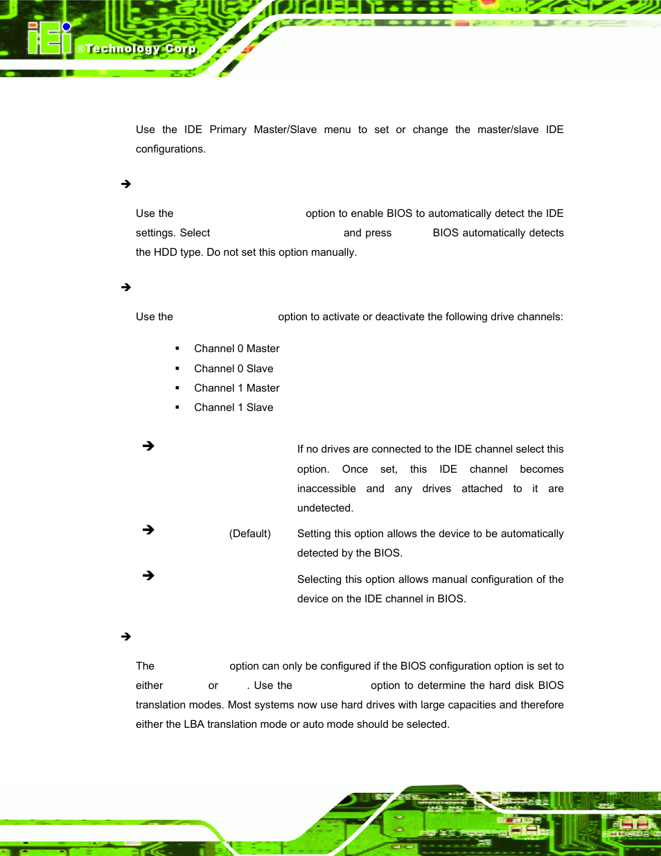 1 ide primary master/slave, Bios menu 1, Load fail-safe defa | IEI Integration AFL-LX-Series v2.10 User Manual | Page 76 / 121