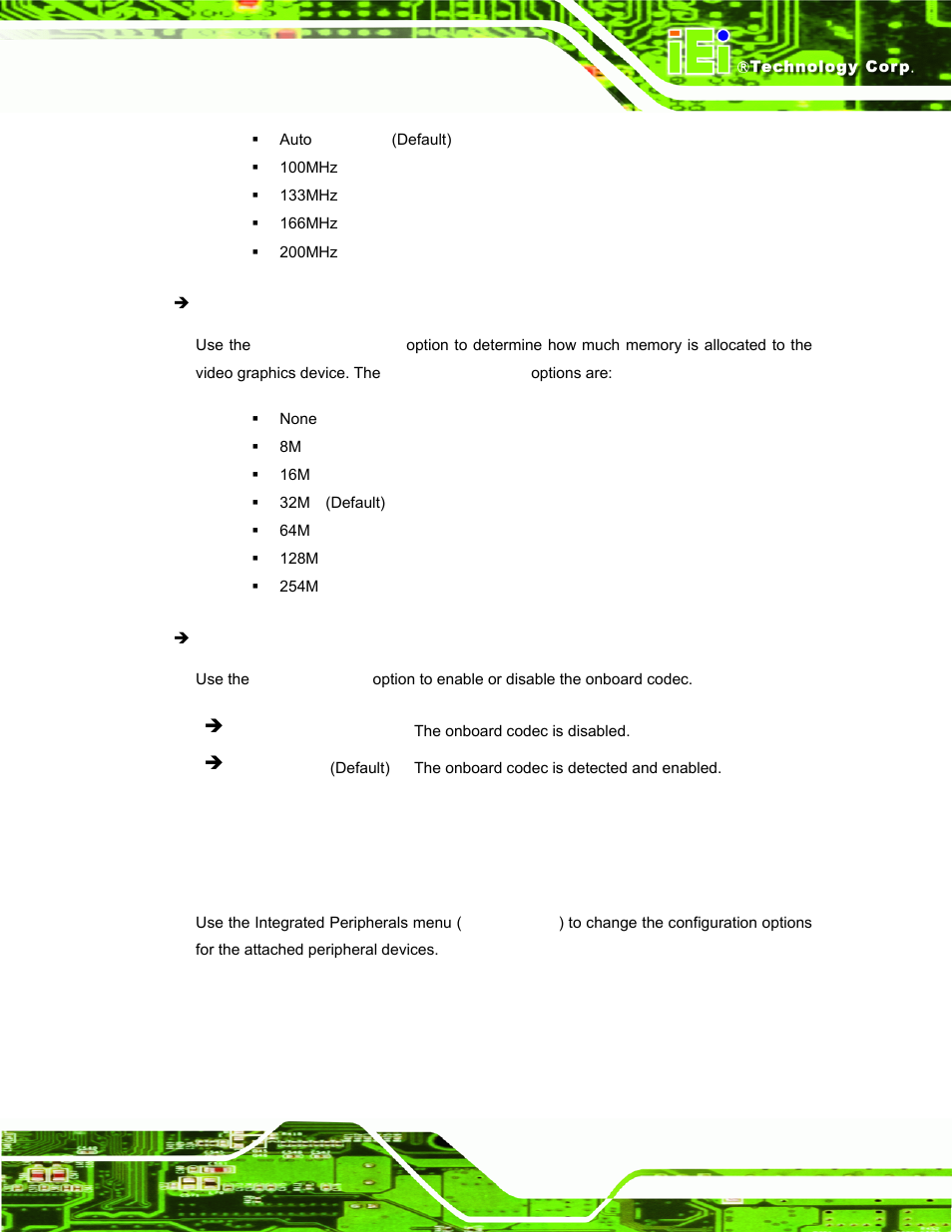 5 integrated peripherals, Ntegrated, Eripherals | IEI Integration AFL-LX-Series v2.10 User Manual | Page 85 / 121