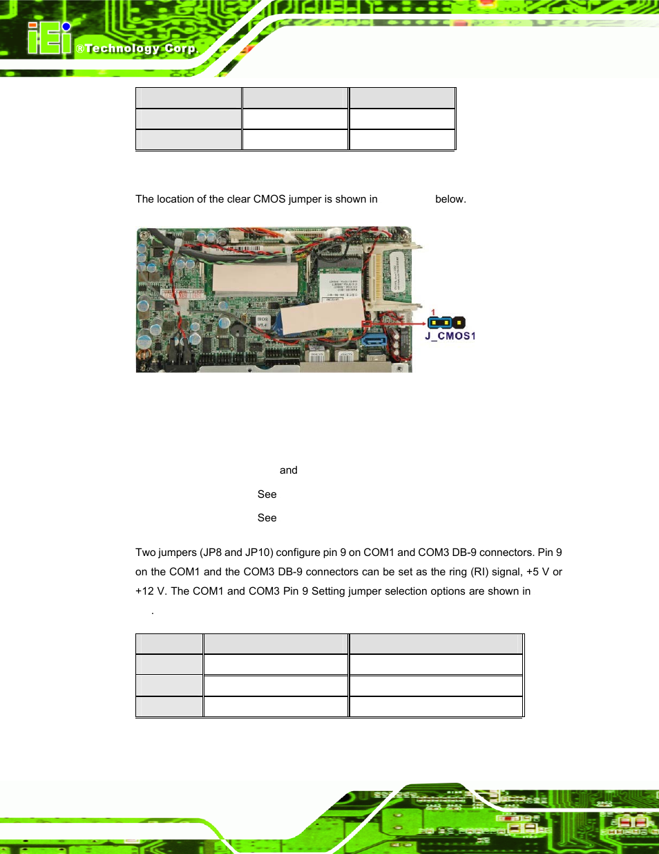 5 com port pin 9 select | IEI Integration AFL-F08A v2.10 User Manual | Page 34 / 143