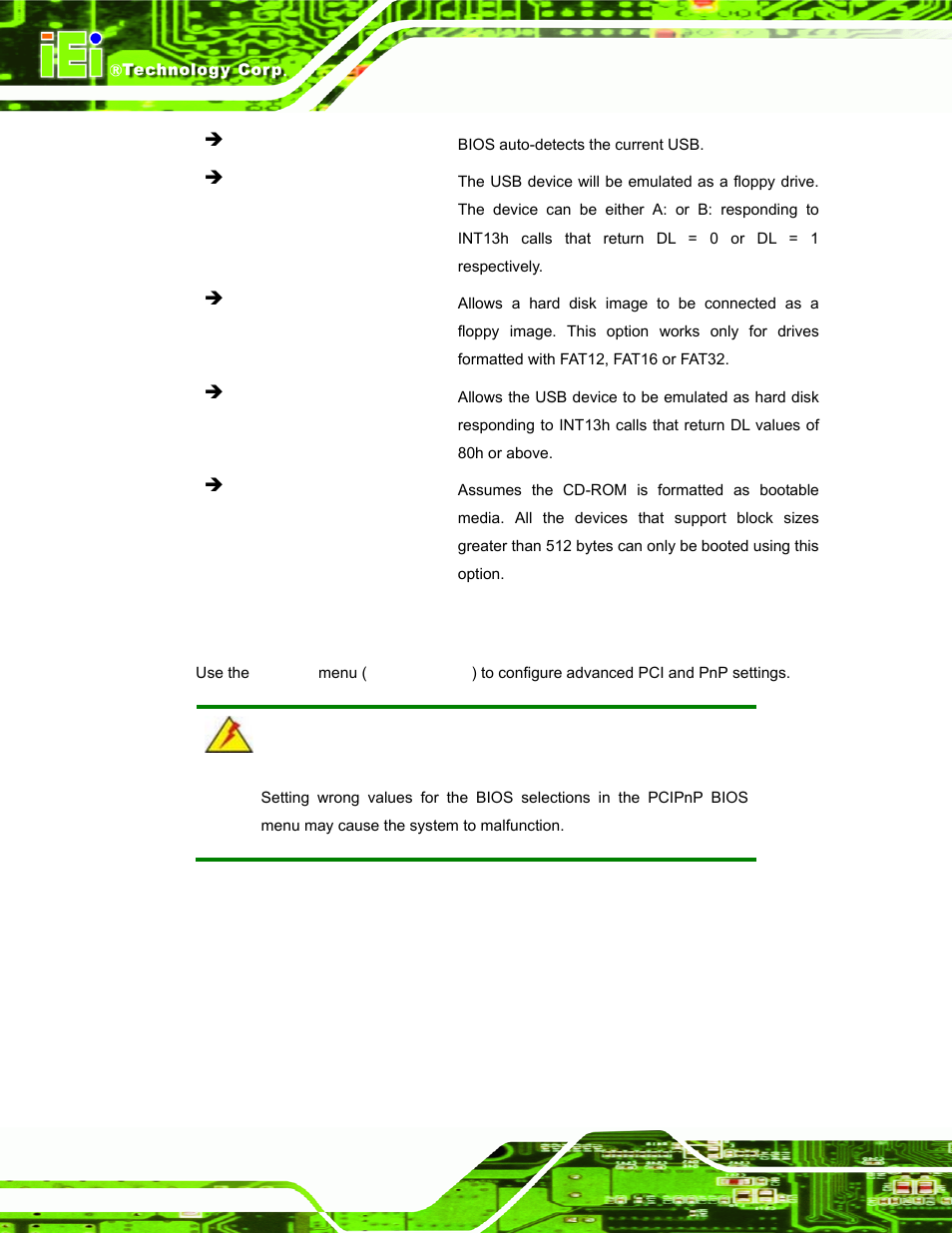4 pci/pnp | IEI Integration AFL-F08A v2.10 User Manual | Page 82 / 143