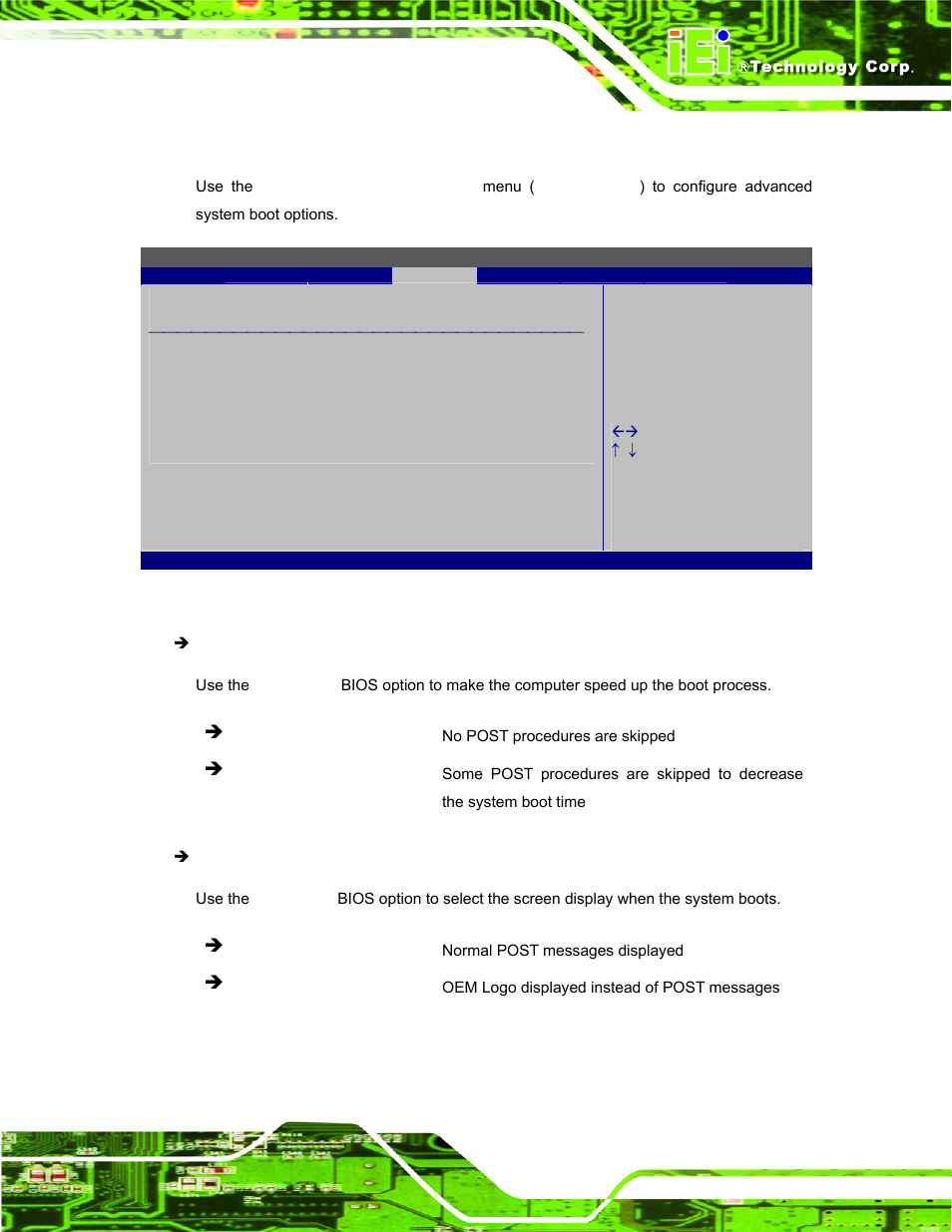 1 boot settings configuration | IEI Integration AFL-F08A v2.10 User Manual | Page 85 / 143