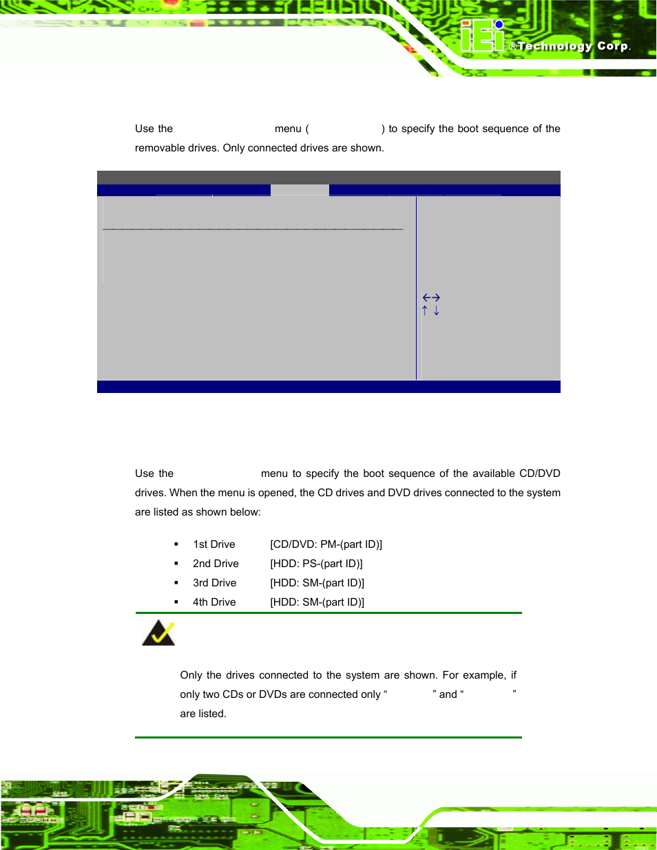 4 removable drives, 5 cd/dvd drives | IEI Integration AFL-F08A v2.10 User Manual | Page 89 / 143