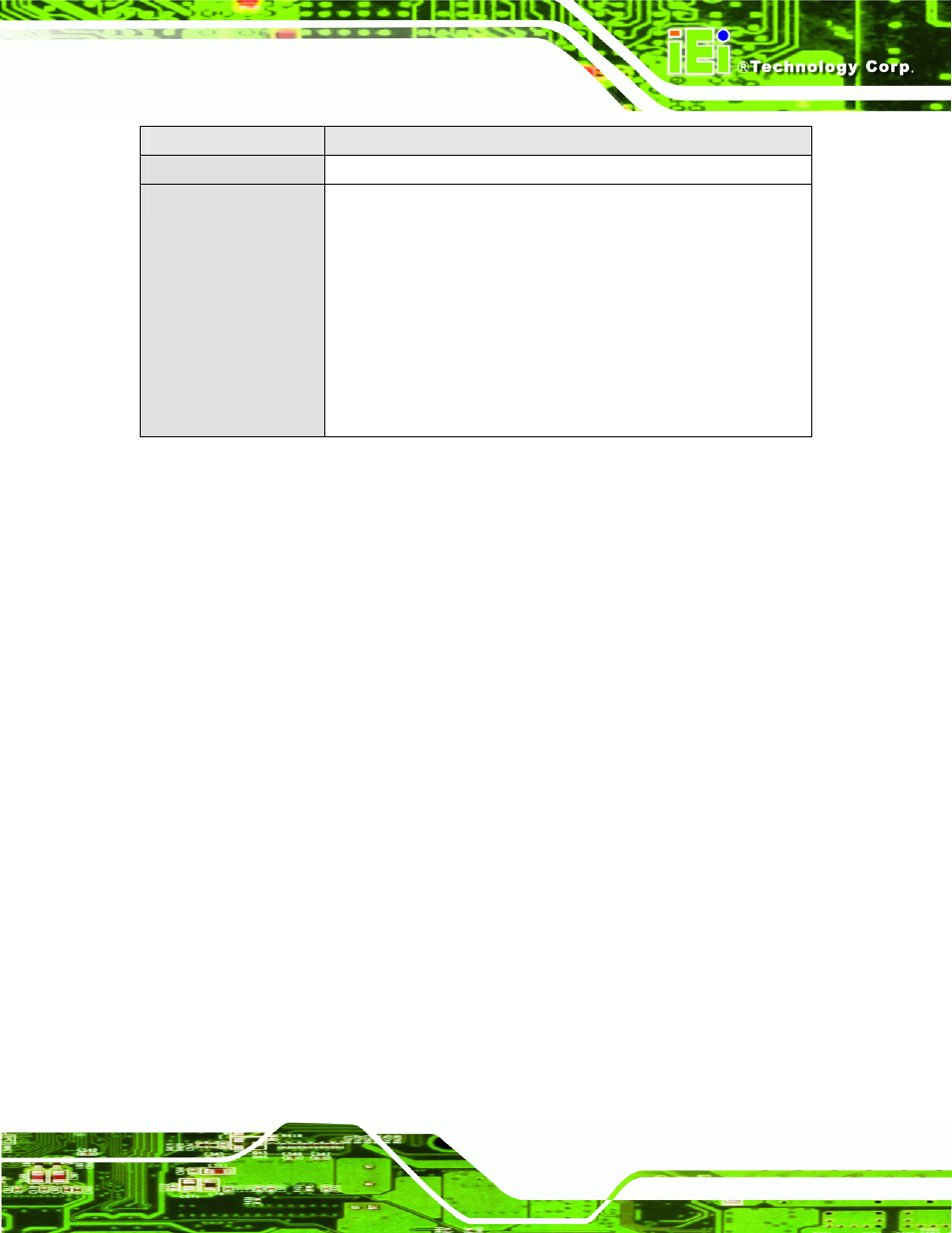 Table 1-2: afl-f08a-n270 system specifications | IEI Integration AFL-F08A v2.21 User Manual | Page 19 / 158