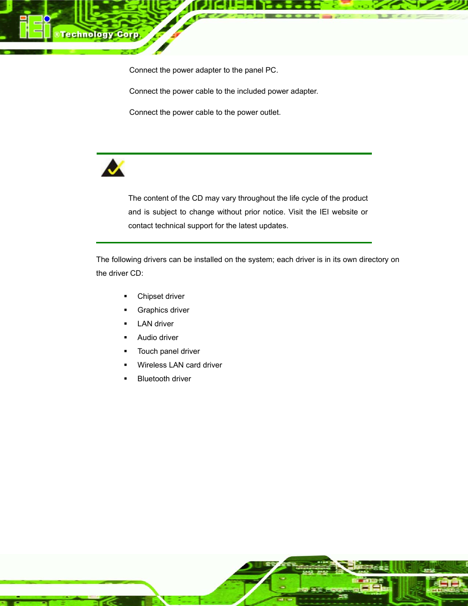 9 driver installation, River, Nstallation | IEI Integration AFL-08B-N270 v1.00 User Manual | Page 48 / 112