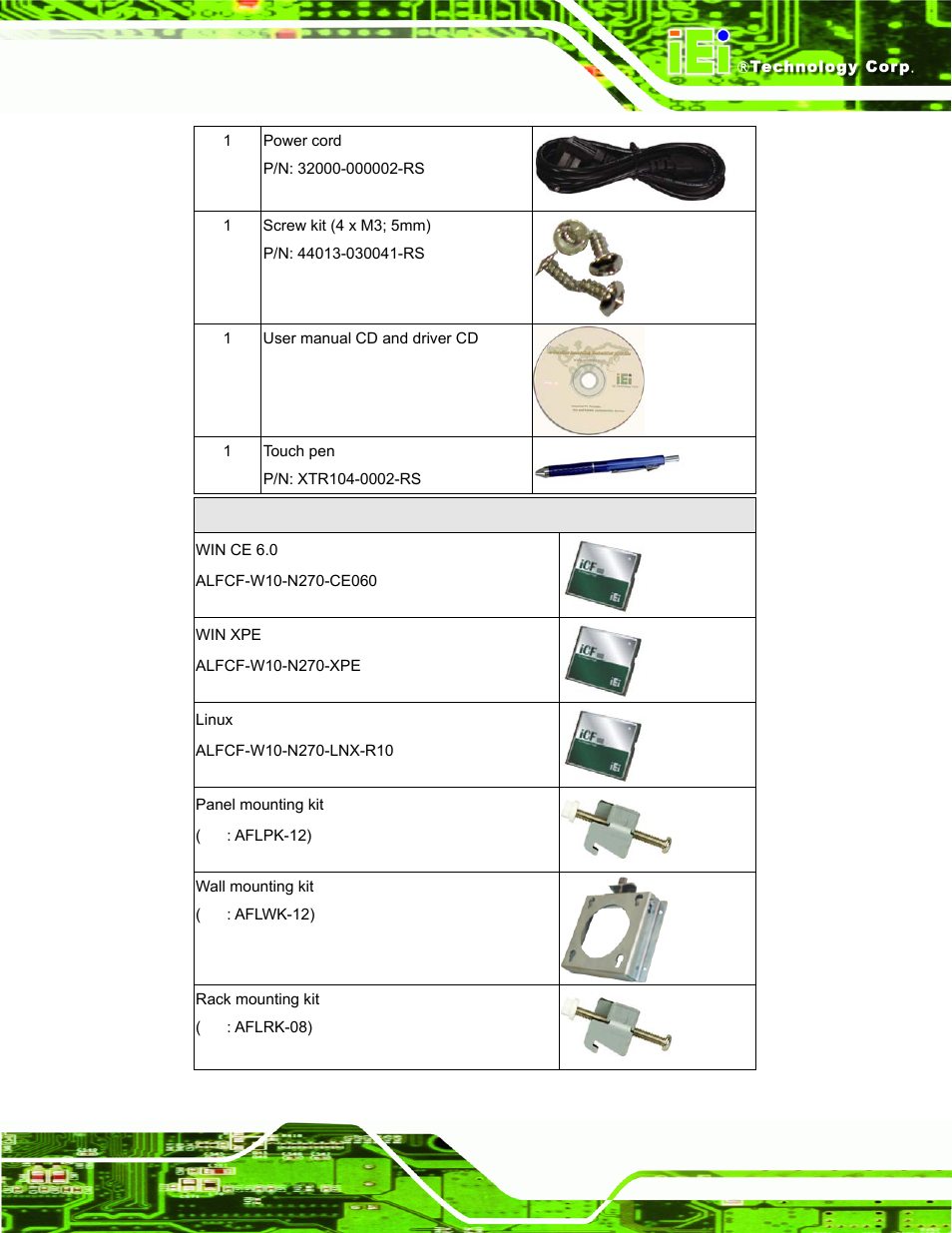 IEI Integration AFL-08B-N270 v2.20 User Manual | Page 23 / 114