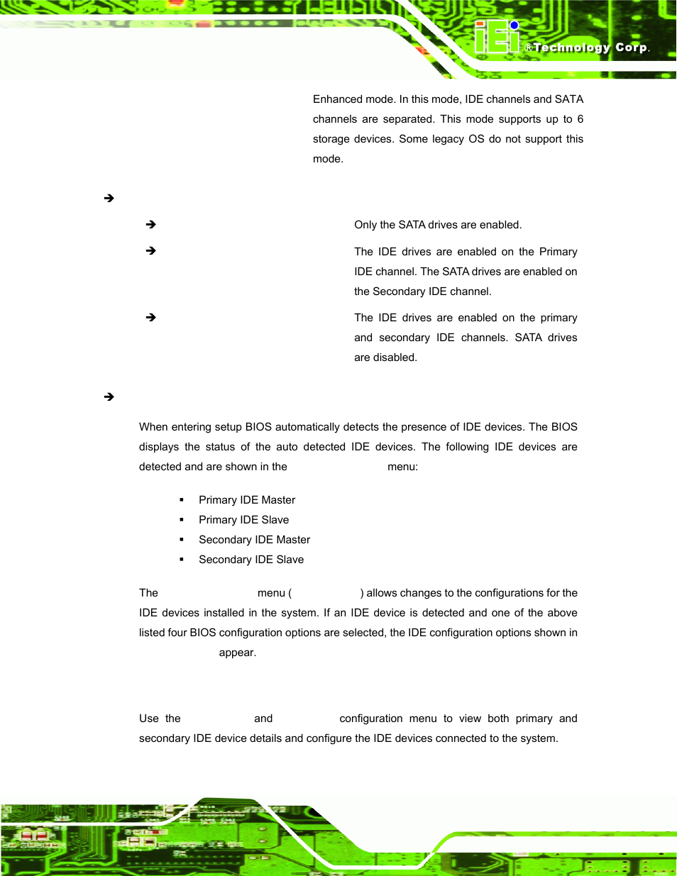 1 ide master, ide slave | IEI Integration AFL-08B-N270 v2.20 User Manual | Page 63 / 114