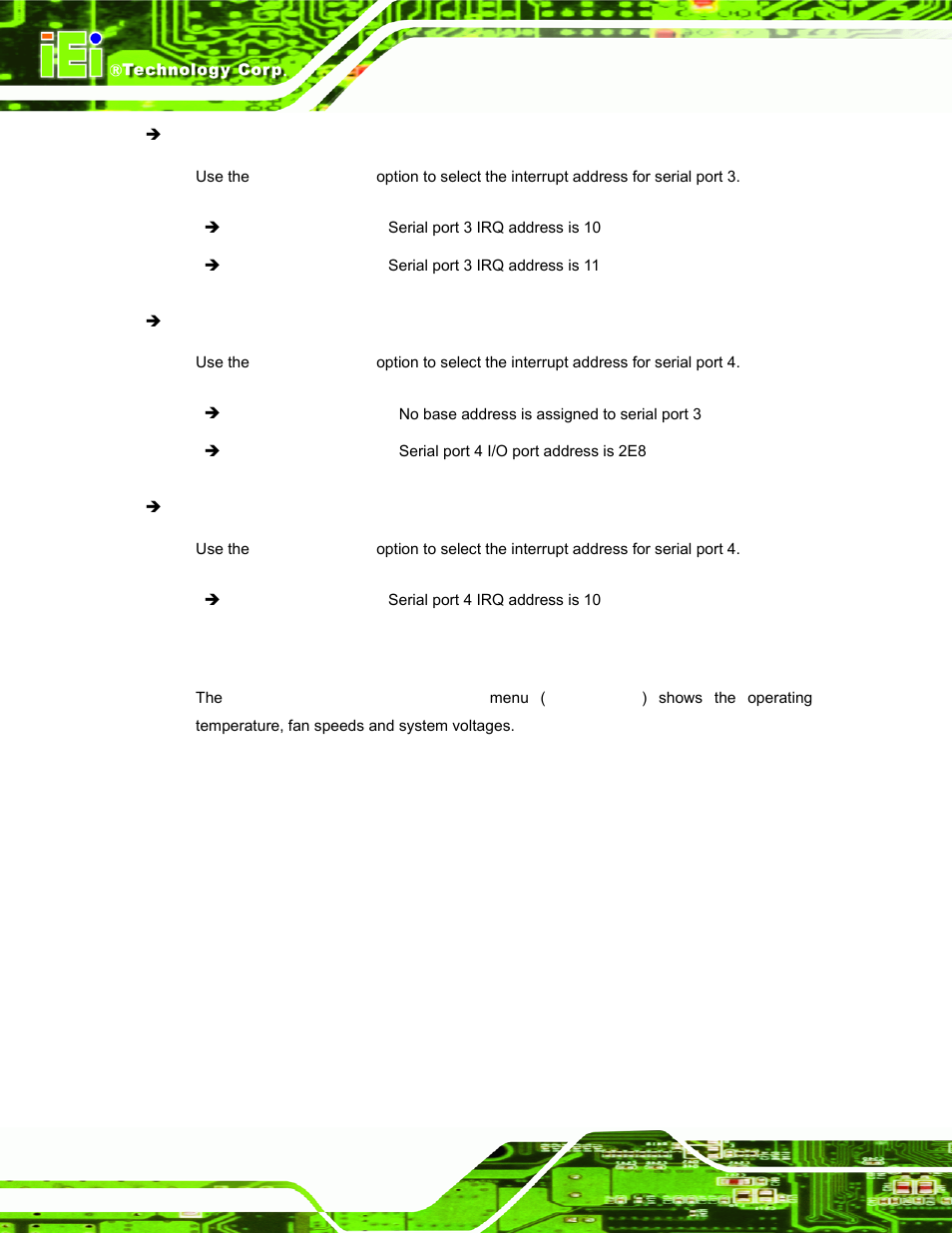 4 hardware health configuration | IEI Integration AFL-08B-N270 v2.20 User Manual | Page 70 / 114