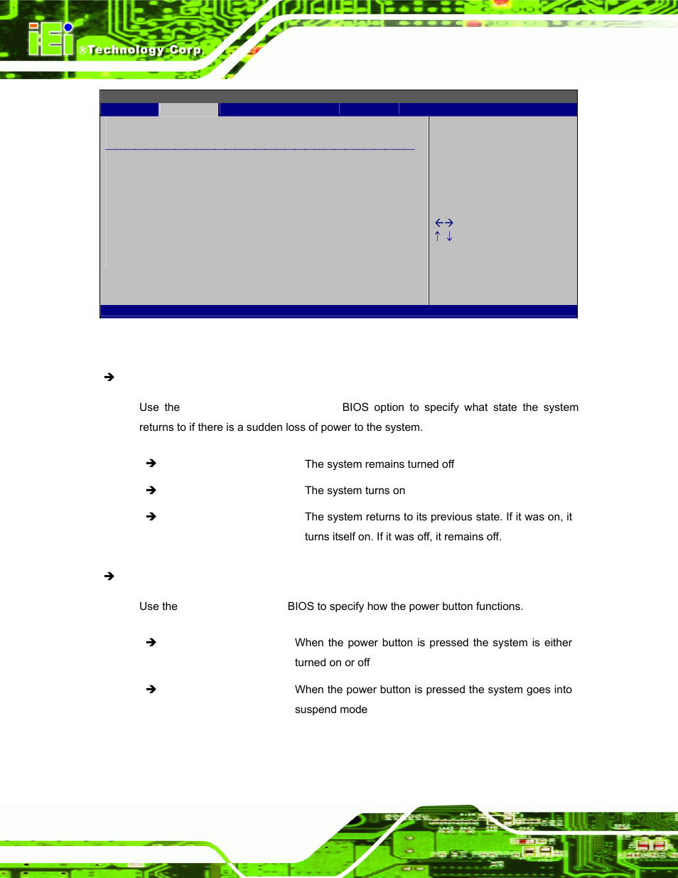 Bios menu 10: apm configuration | IEI Integration AFL-08B-N270 v2.20 User Manual | Page 76 / 114