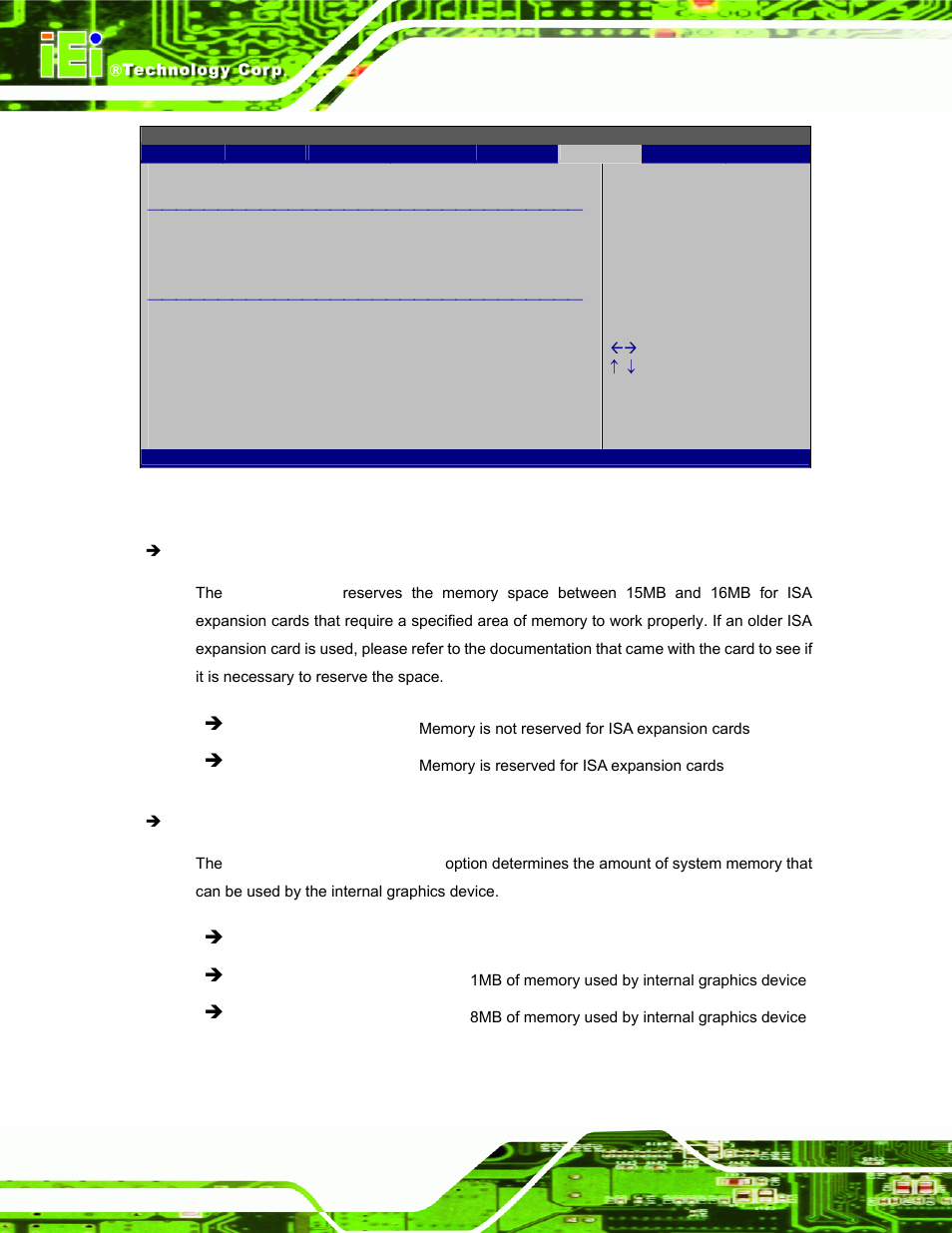 Bios menu 18: northbridge chipset configuration | IEI Integration AFL-08B-N270 v2.20 User Manual | Page 90 / 114