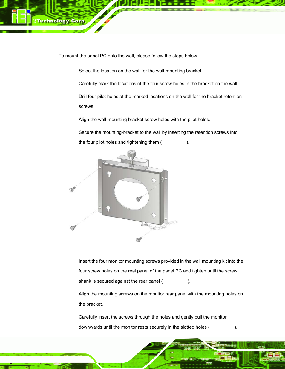 1 wall mounting | IEI Integration AFL-08B-N270 v2.30 User Manual | Page 40 / 132