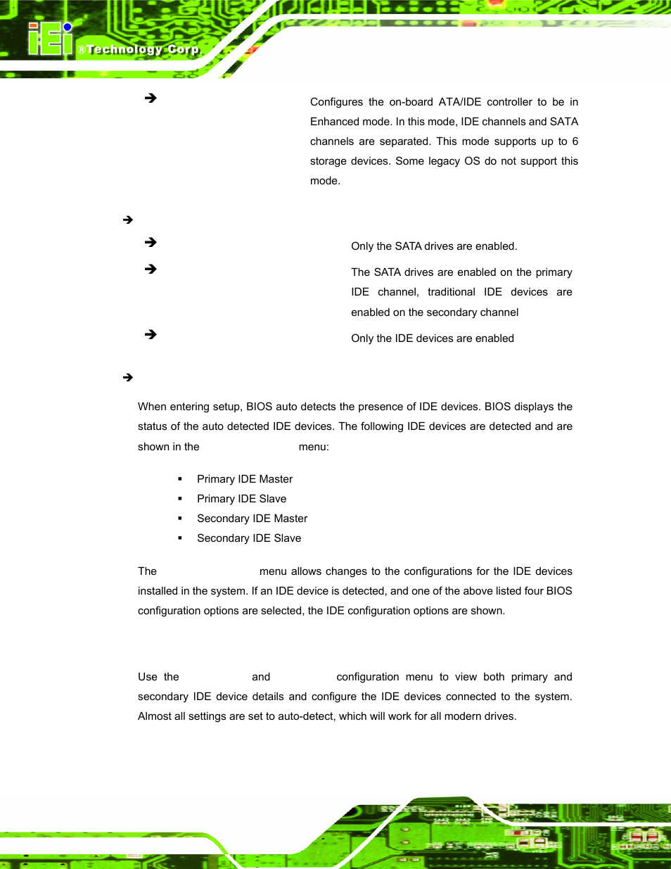 1 ide master, ide slave | IEI Integration AFL-08B-N270 v2.30 User Manual | Page 66 / 132
