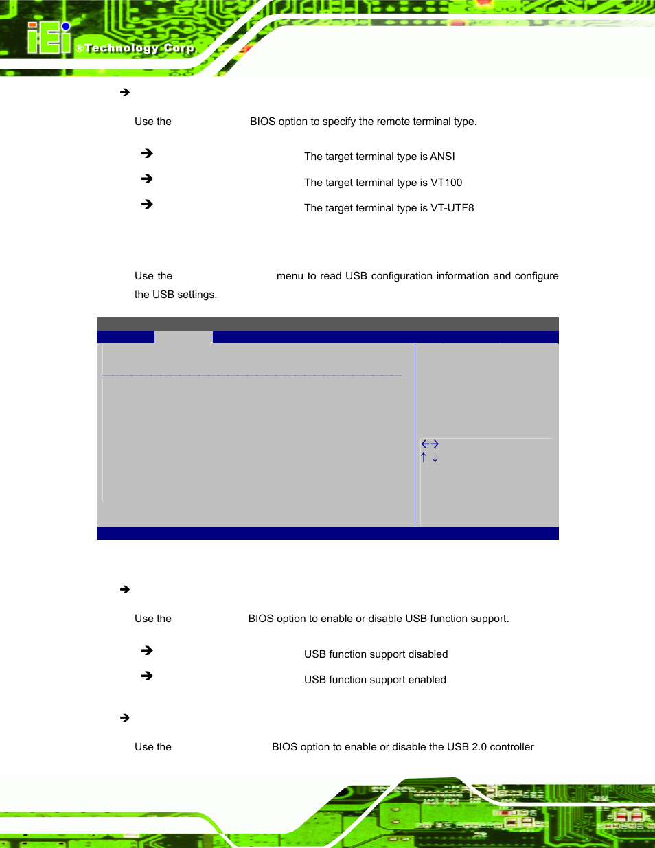 7 usb configuration | IEI Integration AFL-08B-N270 v2.30 User Manual | Page 78 / 132