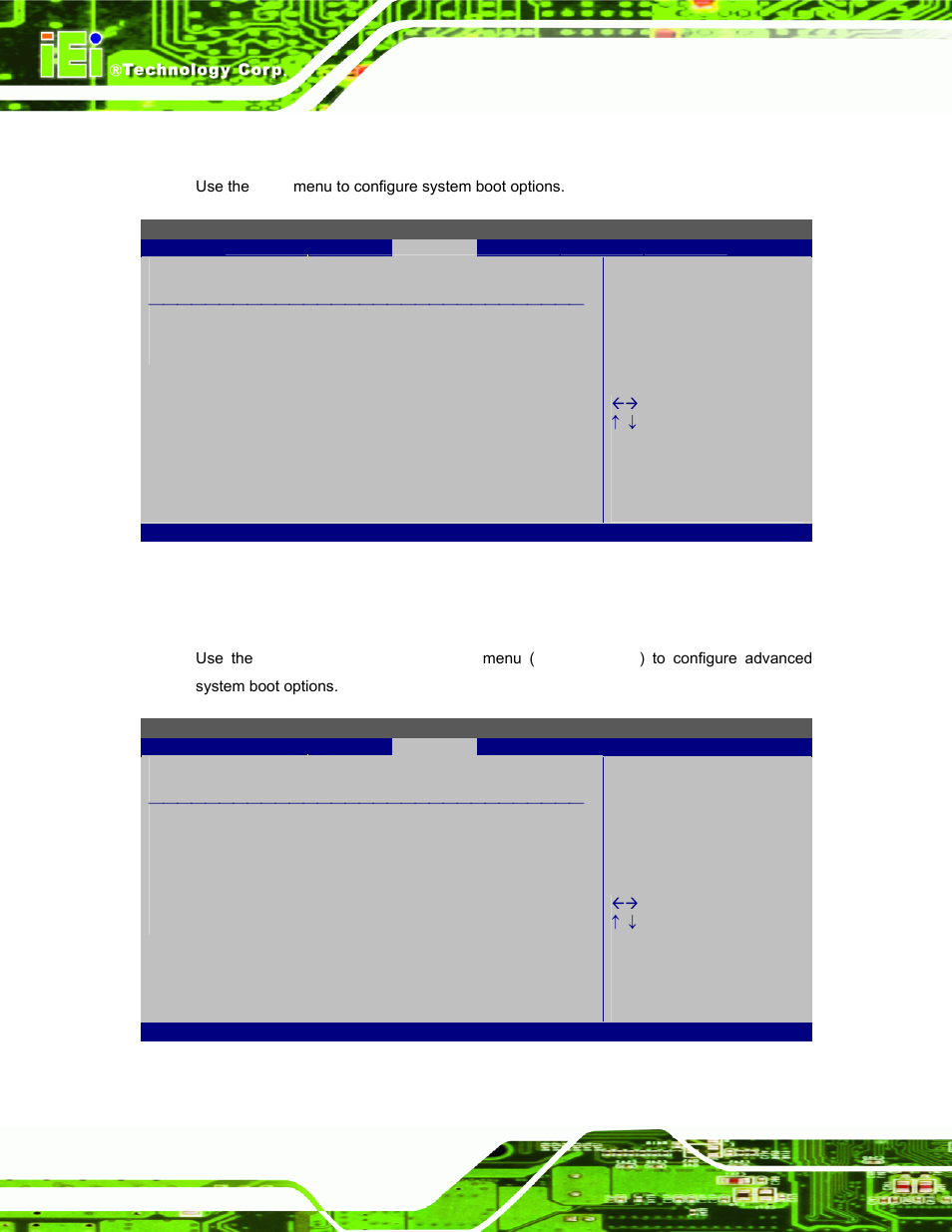5 boot, 1 boot settings configuration | IEI Integration AFL-08B-N270 v2.30 User Manual | Page 82 / 132