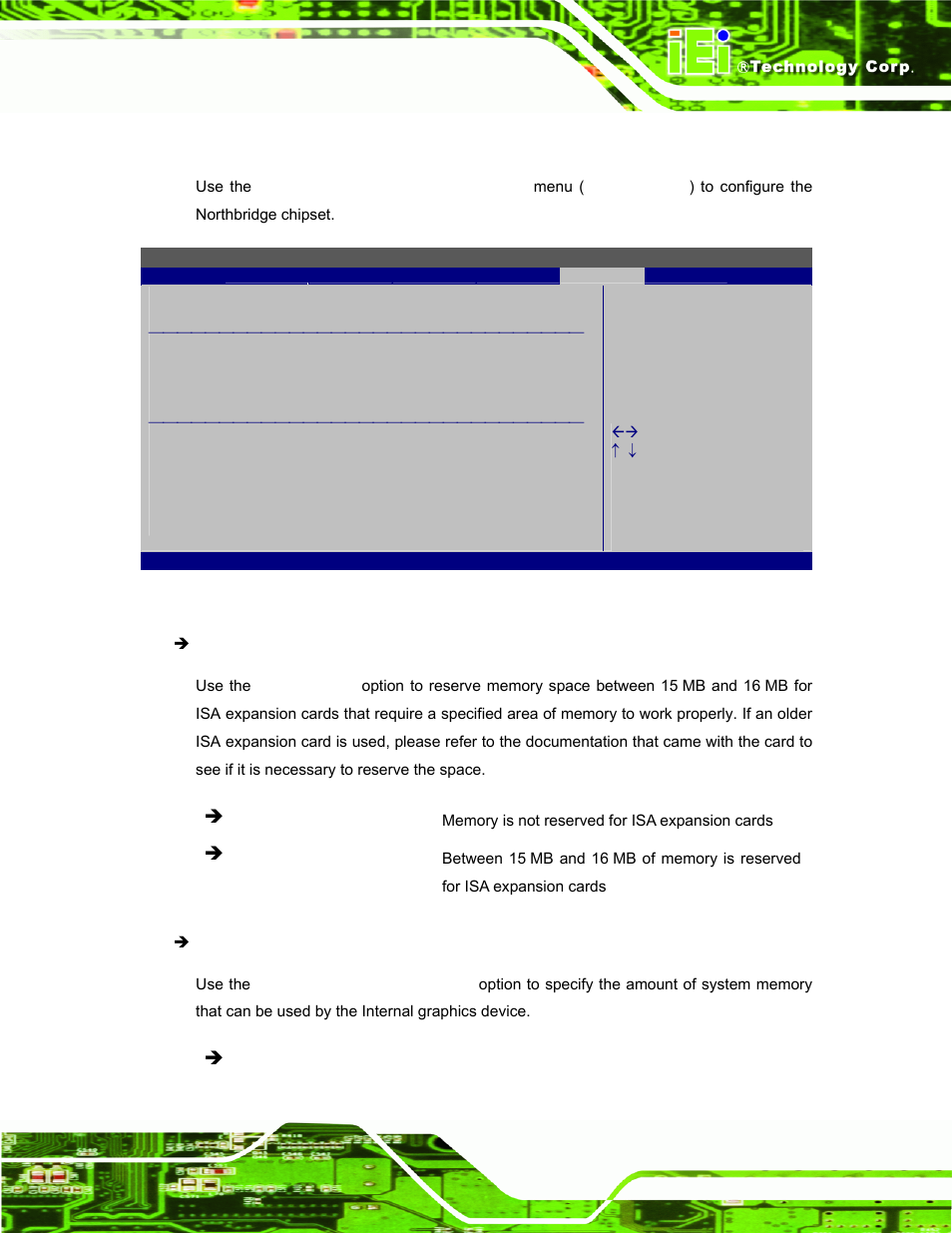 1 north bridge configuration | IEI Integration AFL-08B-N270 v2.30 User Manual | Page 87 / 132
