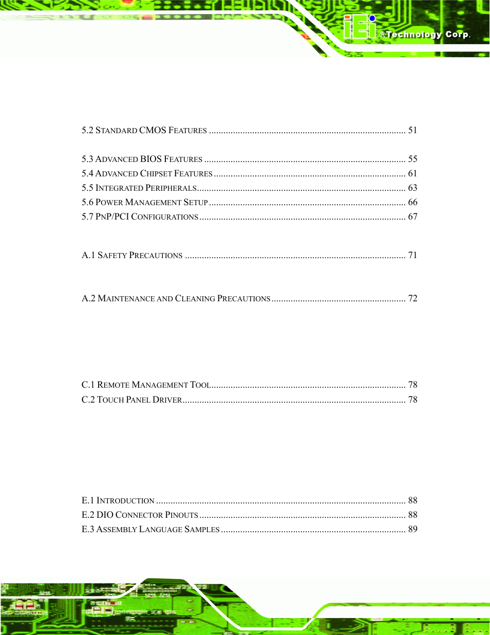 IEI Integration AFL-056A-LX v1.02 User Manual | Page 9 / 116