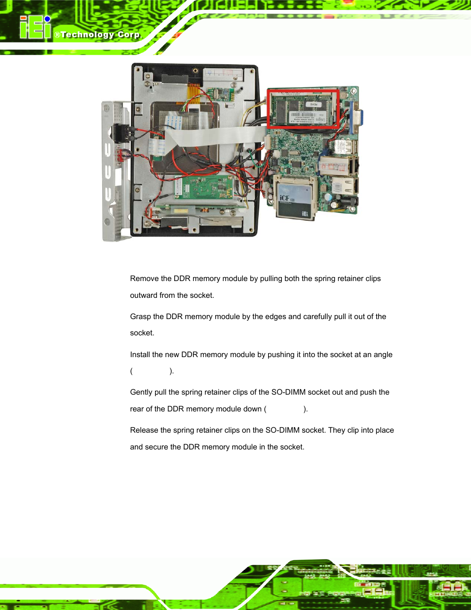 Figure 4-4: so-dimm socket location, Figure 4-4 | IEI Integration AFL-056A-LX v2.10 User Manual | Page 57 / 114