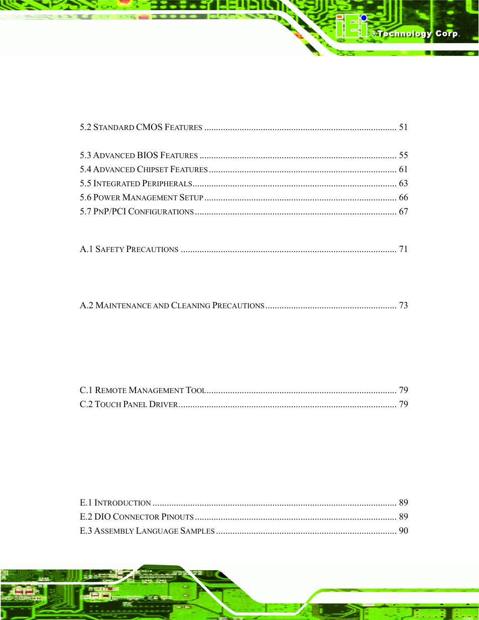 IEI Integration AFL-056A-LX v2.10 User Manual | Page 9 / 114