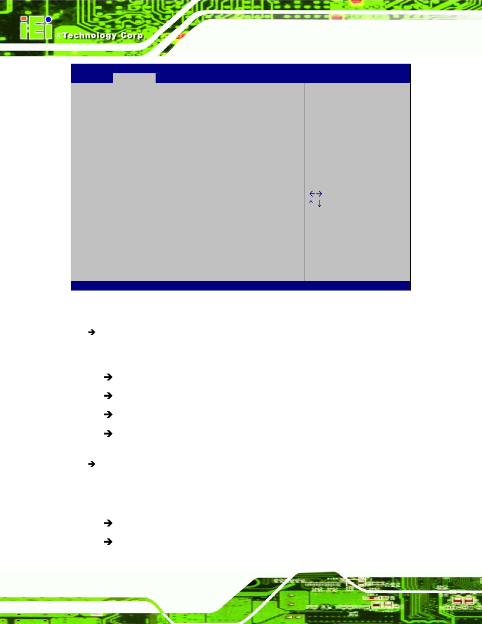 Bios menu 15: console redirection settings | IEI Integration AFL2-W21-H61 User Manual | Page 157 / 262