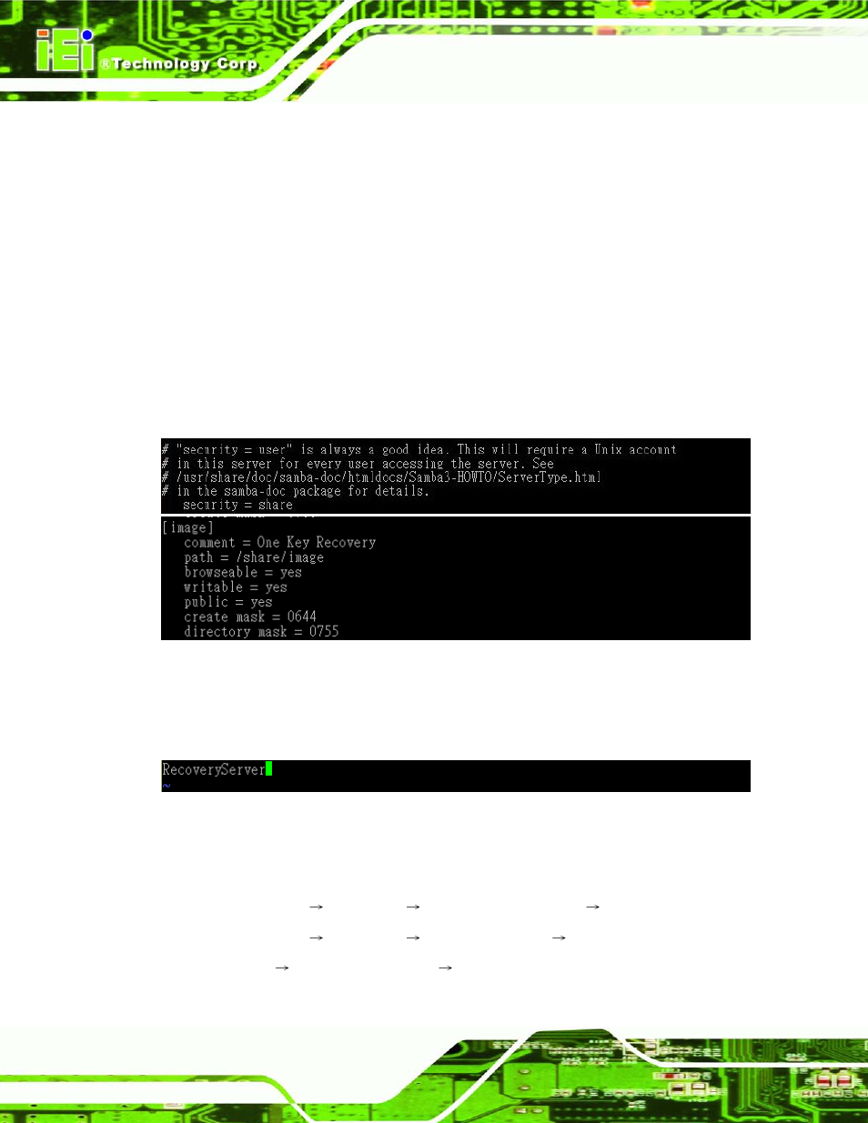 C.6.6 setup a client system for auto recovery | IEI Integration AFL2-W21-H61 User Manual | Page 253 / 262