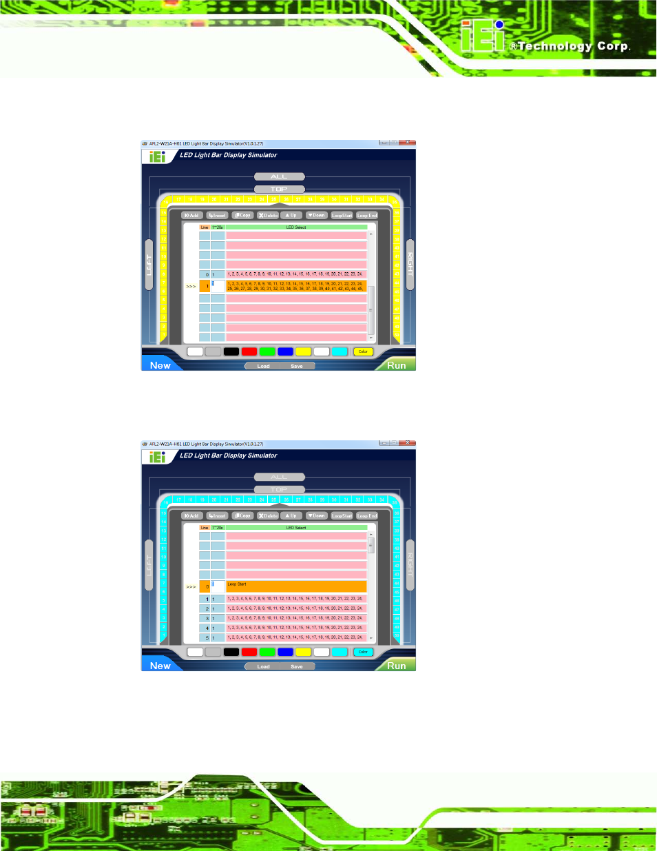 Figure 2-12: add new command, Figure 2-13: add loop start | IEI Integration AFL2-W21-H61 User Manual | Page 40 / 262