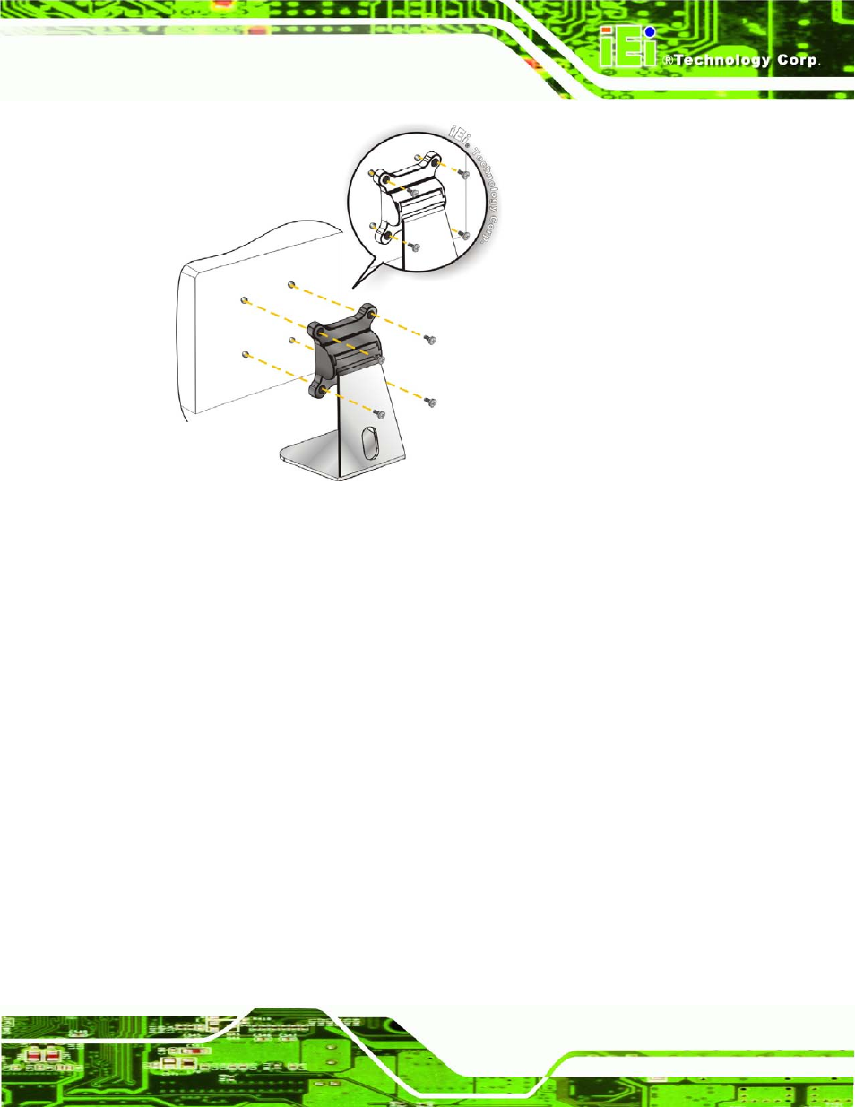 4 arm mounting, Figure 4-22: stand mounting (stand-a/bxx) | IEI Integration AFL2-W21-H61 User Manual | Page 76 / 262