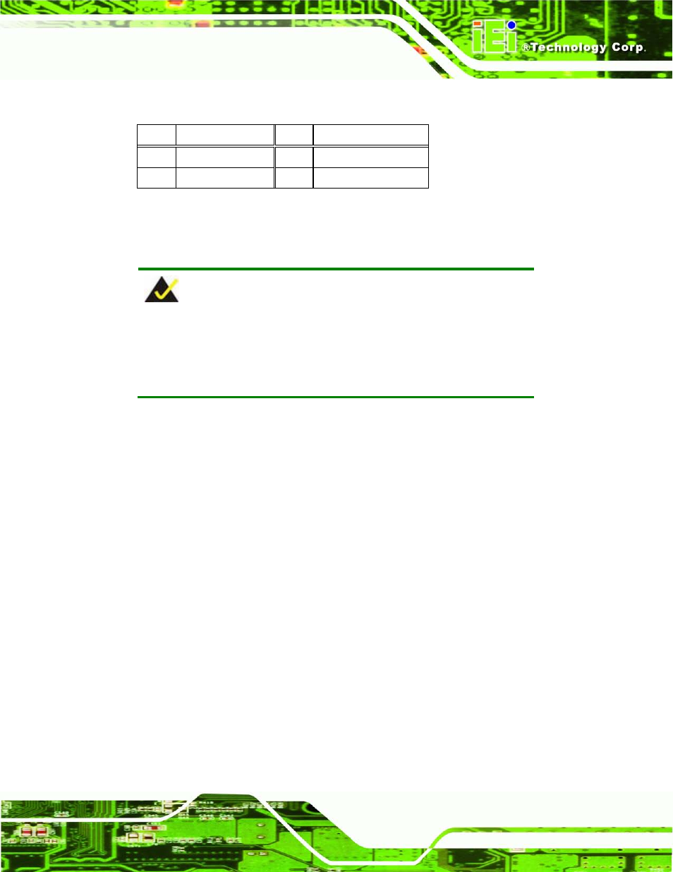 5 usb device connection, Table 4-5: rs-422/485 serial port pinouts (com3) | IEI Integration AFL2-W21-H61 User Manual | Page 84 / 262