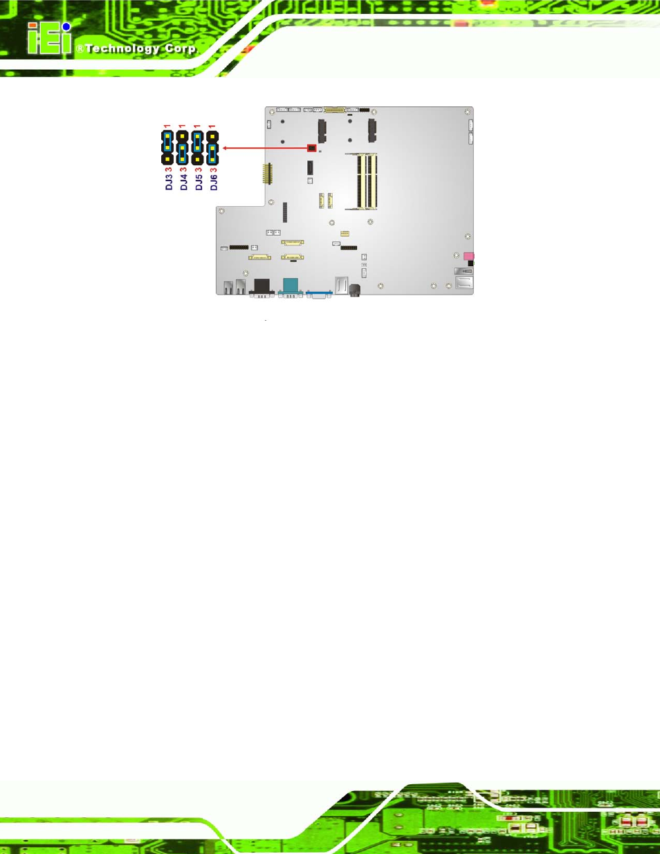 Figure 6-36: lcd panel selection jumper location | IEI Integration AFL2-W19A-H61 v1.11 User Manual | Page 133 / 277