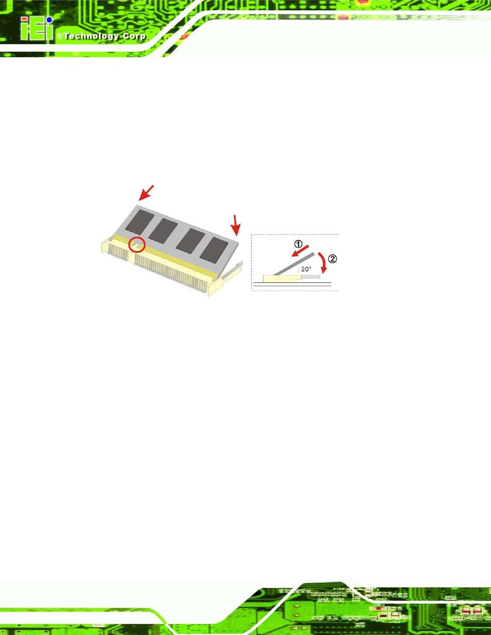 2 wlan card replacement, Figure 7-4: ddr so-dimm module installation | IEI Integration AFL2-W19A-H61 v1.11 User Manual | Page 139 / 277