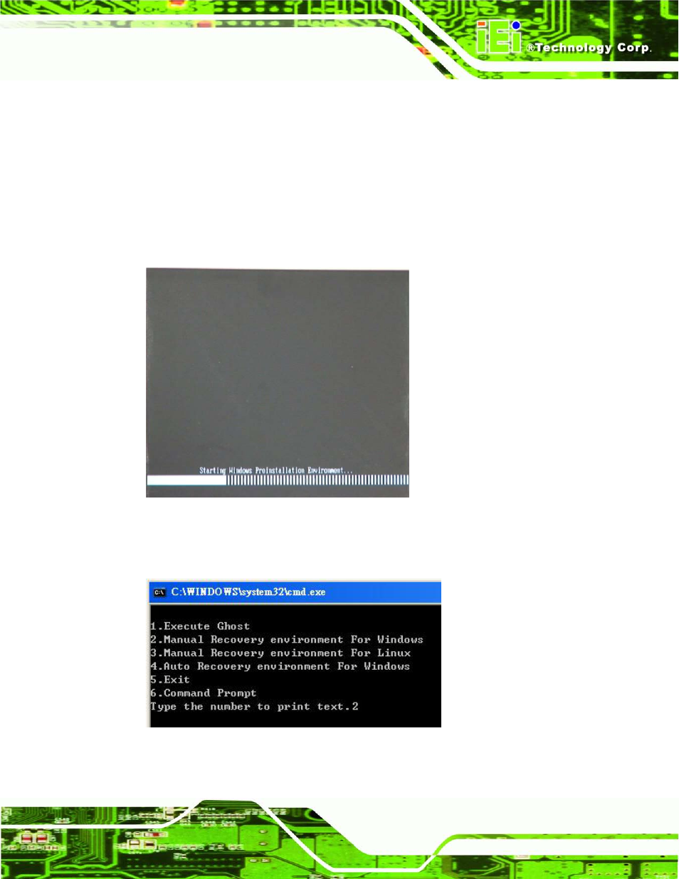 C.2.4 building the recovery partition, Figure c-6: launching the recovery tool, C.2.4 ) | IEI Integration AFL2-W19A-H61 v1.21 User Manual | Page 245 / 279