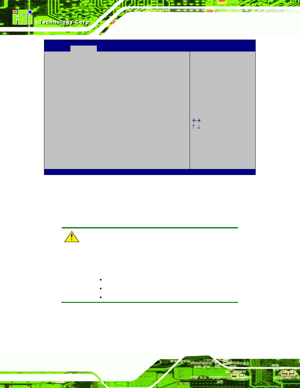Bios menu 24: iei feature | IEI Integration AFL2-W19A-H61 v1.21 User Manual | Page 256 / 279