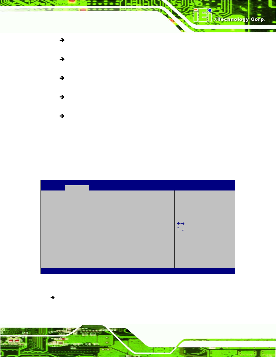 10 serial port console redirection, Bios menu 14: serial port console redirection | IEI Integration AFL2-17A-H61 v1.11 User Manual | Page 162 / 275