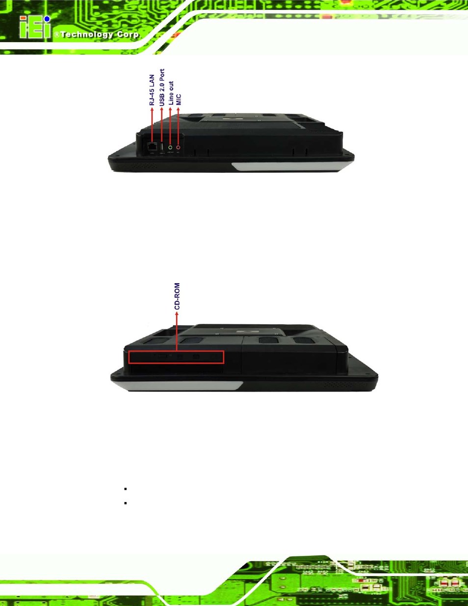 5 right side panel, 3 internal overview, Nternal | Verview, Figure 1-7: afl2-17a/ab-h61 left side panel, Figure 1-8: afl2-17a/ab-h61 right side panel, 3 in te rn a l ove rvie w | IEI Integration AFL2-17A-H61 v1.11 User Manual | Page 29 / 275