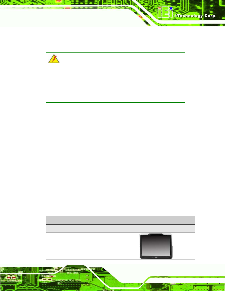 1 unpacking, 1 packing list, Npacking | 1 un pa c kin g | IEI Integration AFL2-17A-H61 v1.11 User Manual | Page 62 / 275