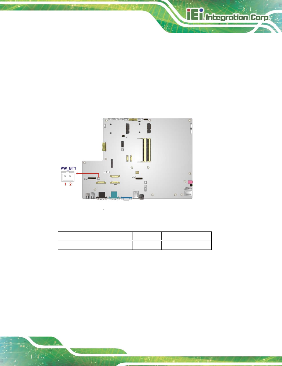 22 power button connector, 23 rfid connector, Figure 6-26: power button connector location | Table 6-22: power button connector pinouts | IEI Integration AFL2-17A-H61 v1.23 User Manual | Page 123 / 278