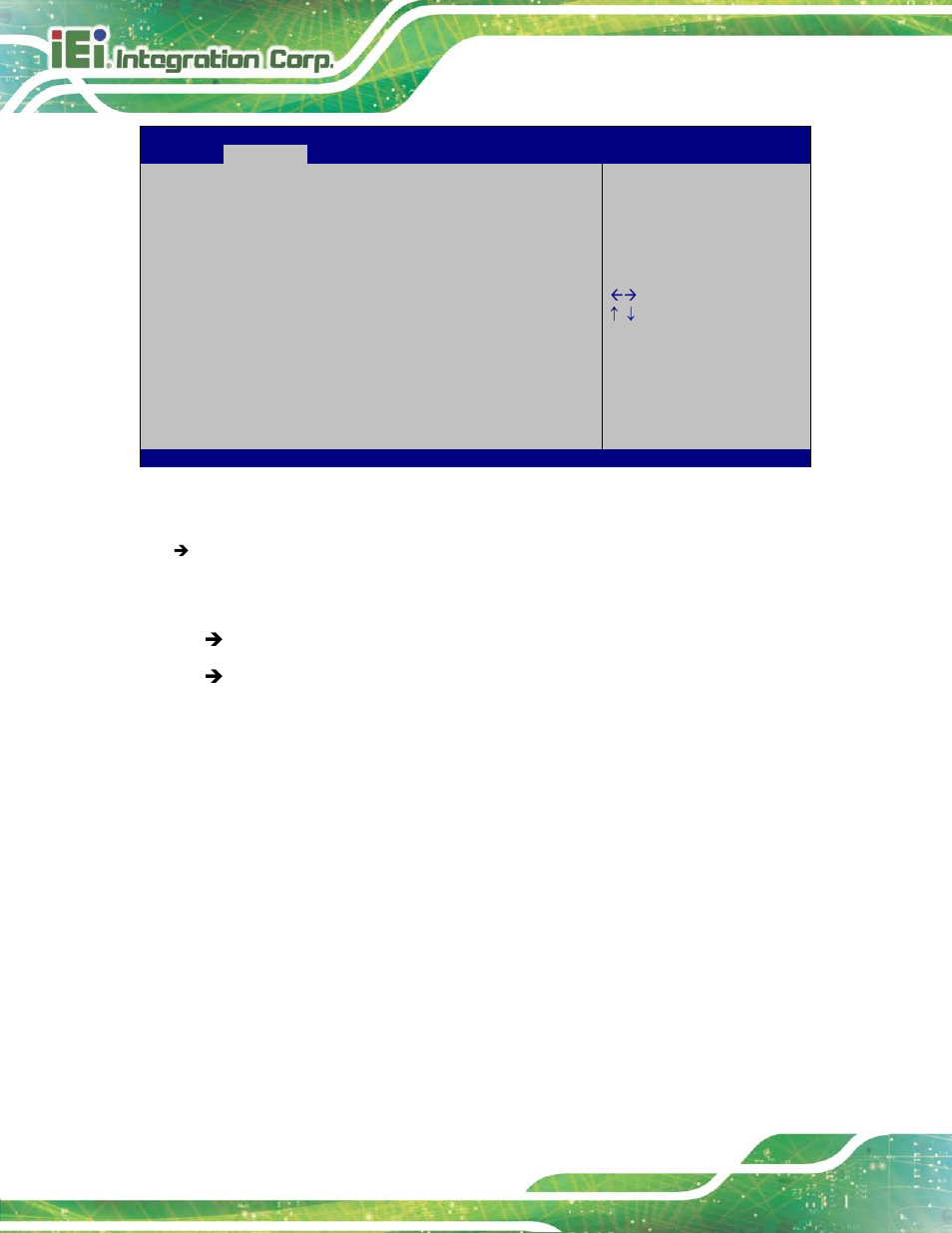 4 cpu configuration, Bios menu 5: tpm configuration | IEI Integration AFL2-17A-H61 v1.23 User Manual | Page 152 / 278