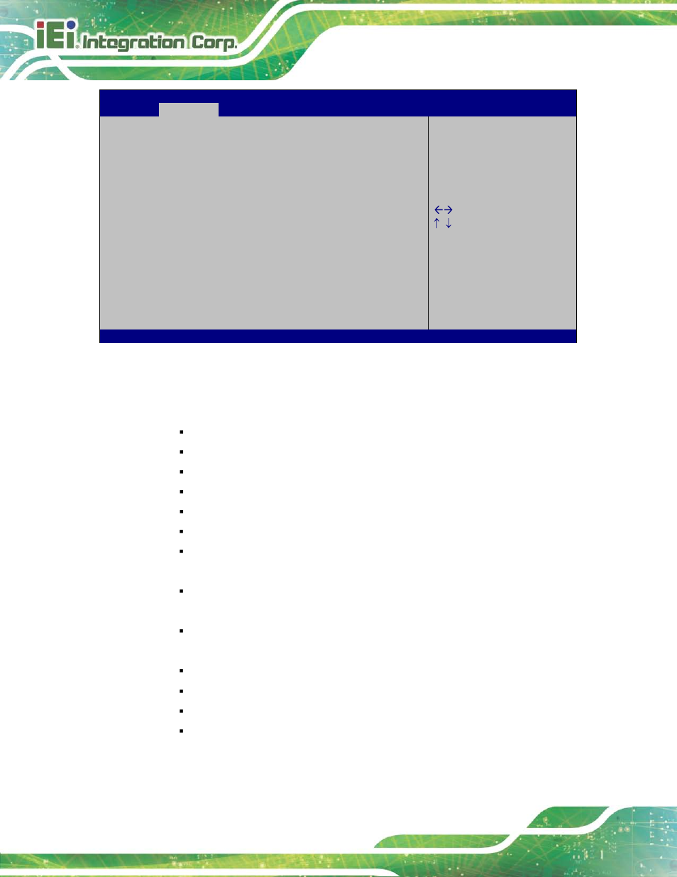 Bios menu 7: cpu configuration | IEI Integration AFL2-17A-H61 v1.23 User Manual | Page 154 / 278