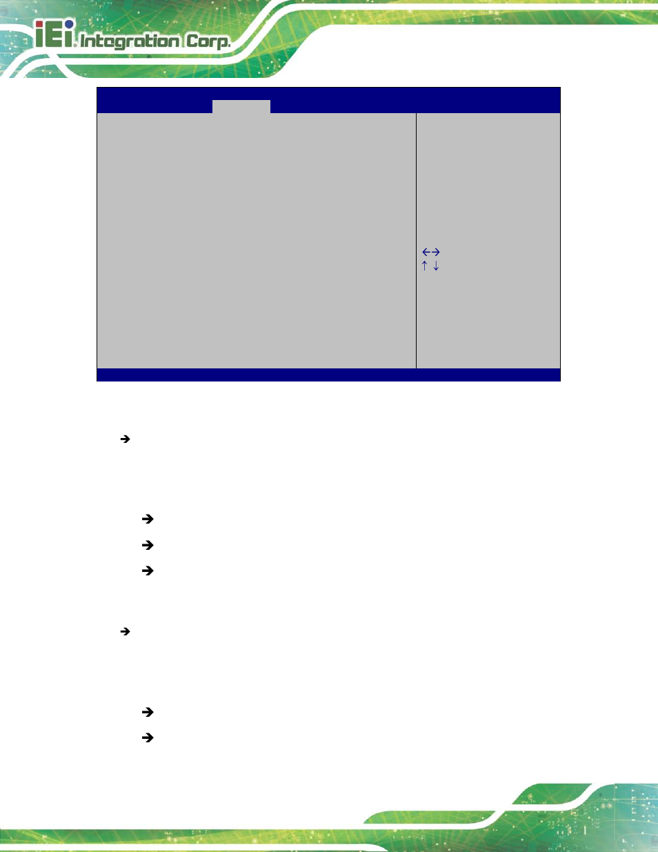 Bios menu 18: southbridge chipset configuration | IEI Integration AFL2-17A-H61 v1.23 User Manual | Page 170 / 278